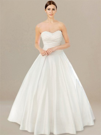 simple bridal gown