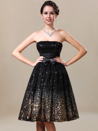 simple prom dresses_Black