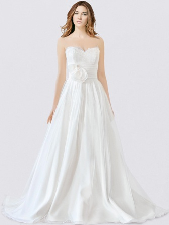 informal bridal gown
