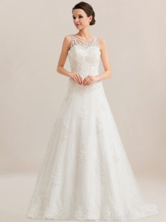 tulle lace wedding gowns