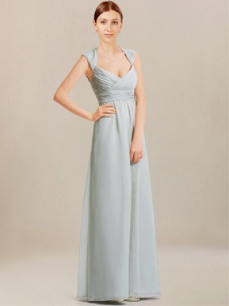 vintage bridesmaid dresses_Blue Pastel
