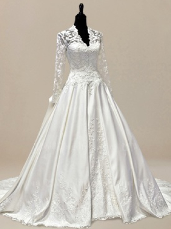 vintage Hochzeitskleid