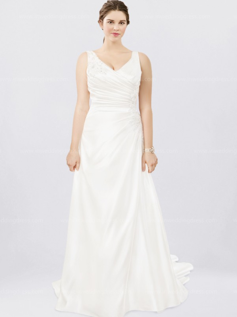 large size wedding gown
