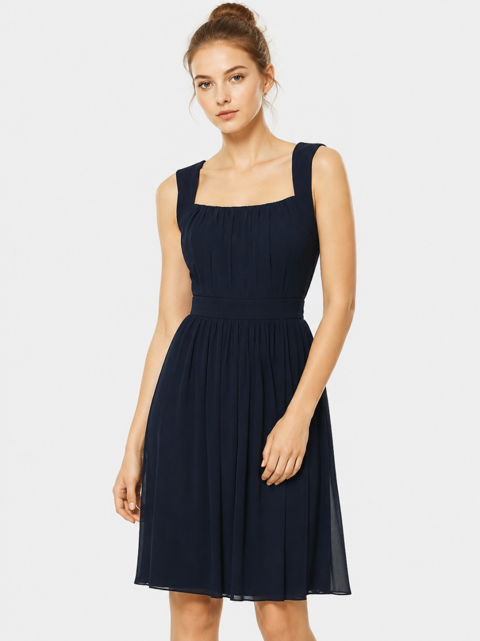 robe de demoiselle d'honneur_Navy