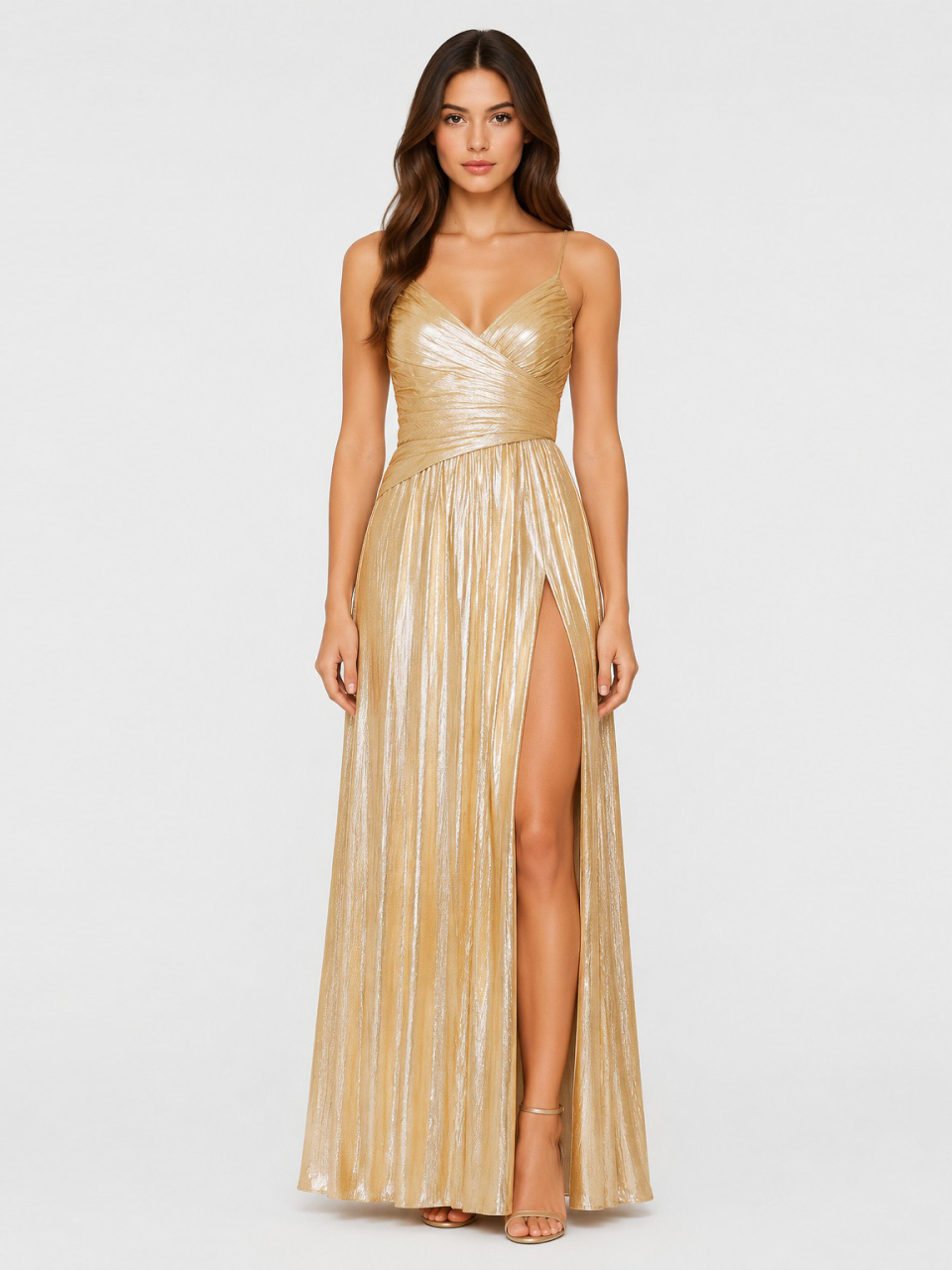 Long Prom Dresses-Champagne