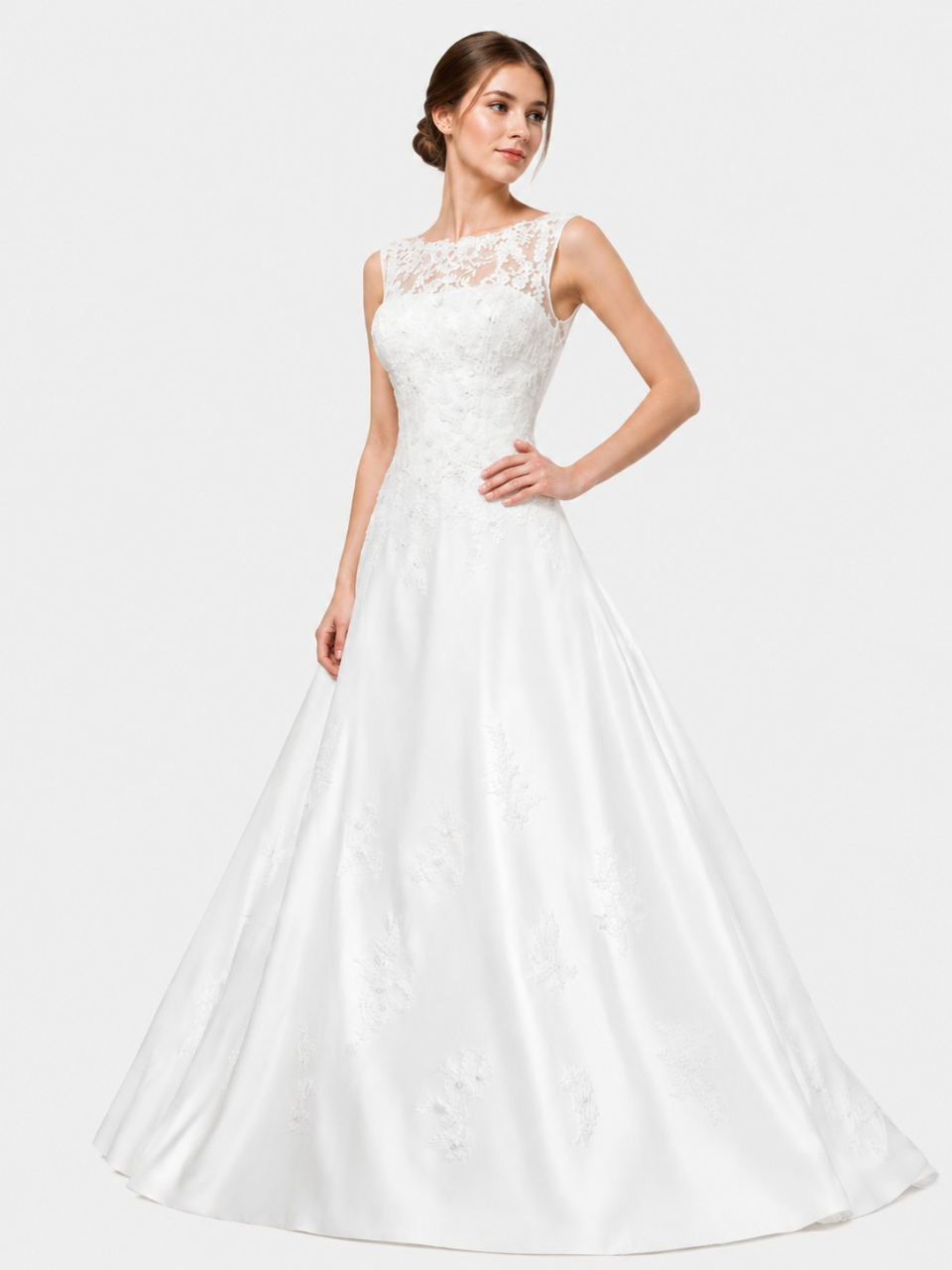 klassisches Hochzeitskleid