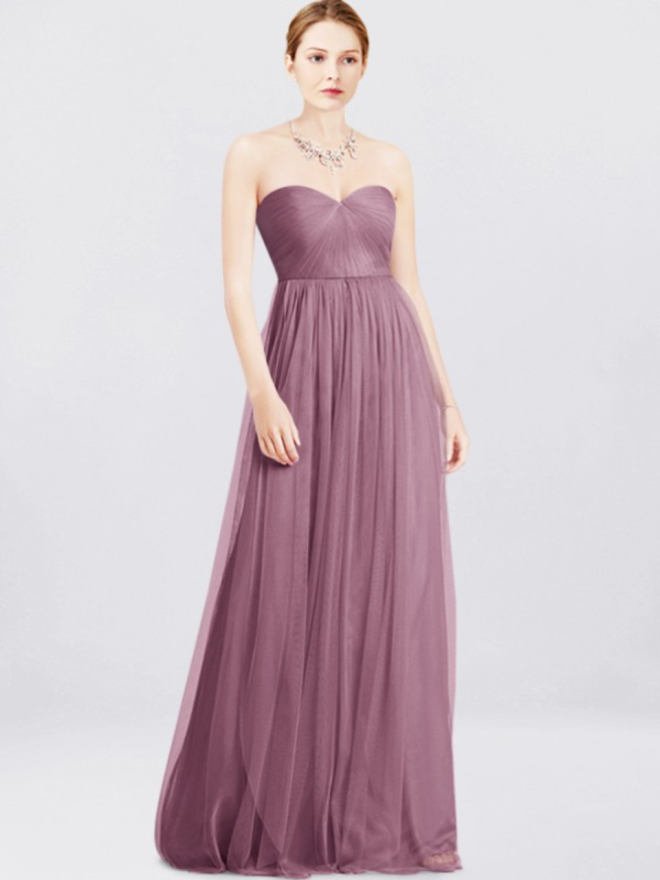 A-line bridesmaid dresses_Raisin