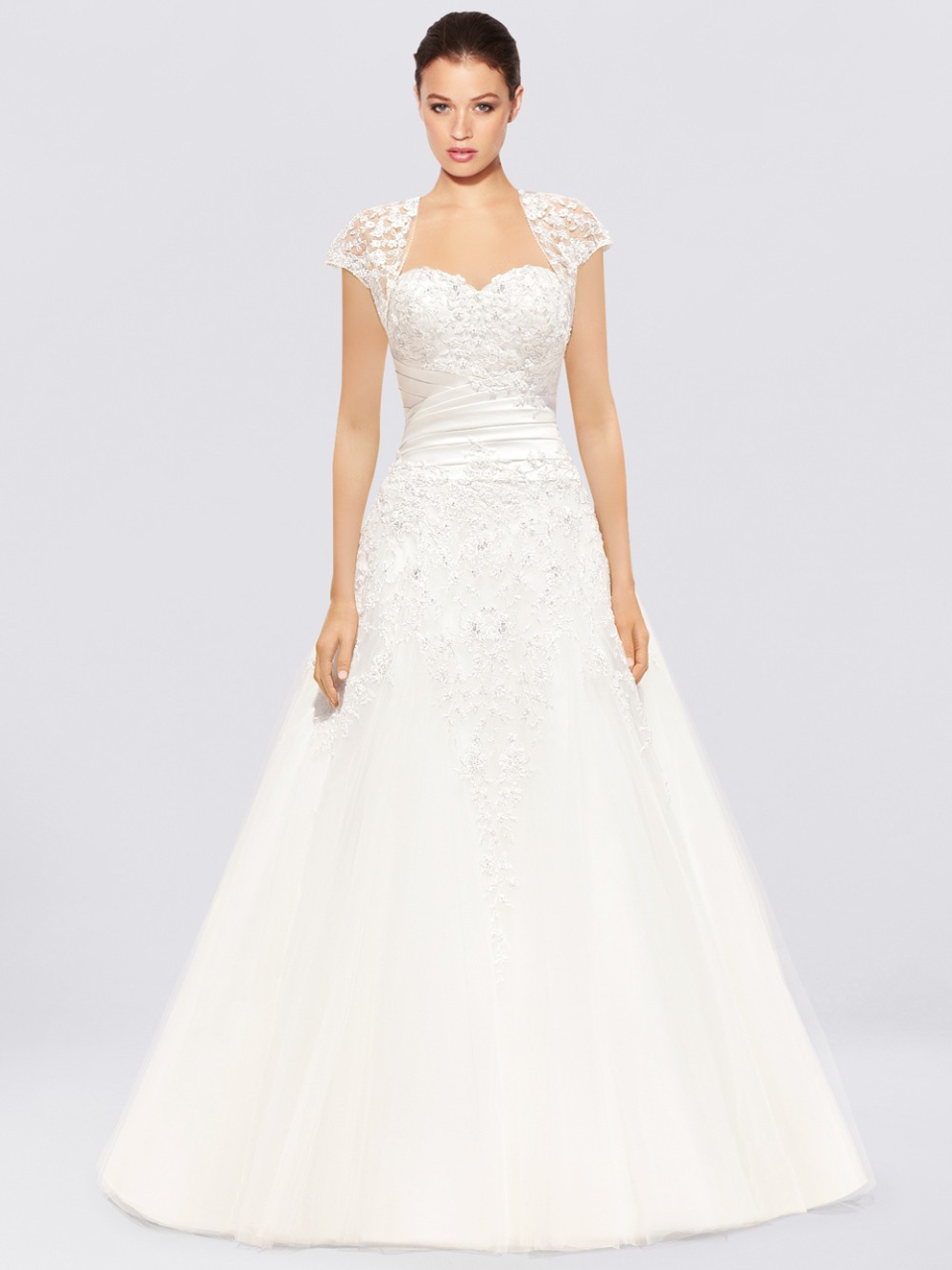 a-line strapless wedding dresses