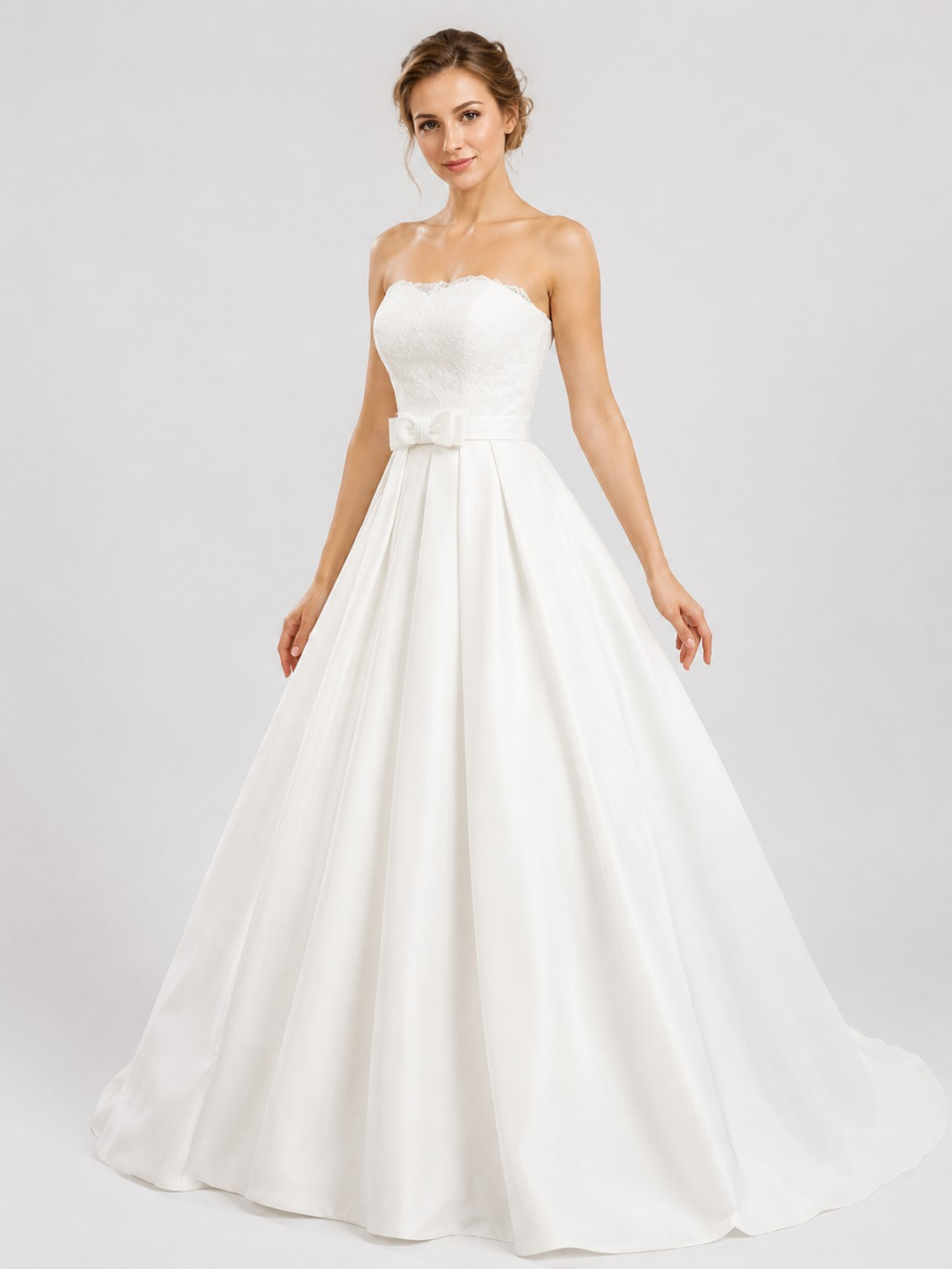 ball gown corset wedding dress