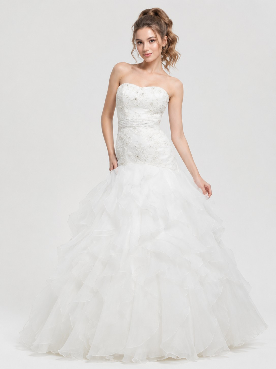 ball gown strapless wedding dresses