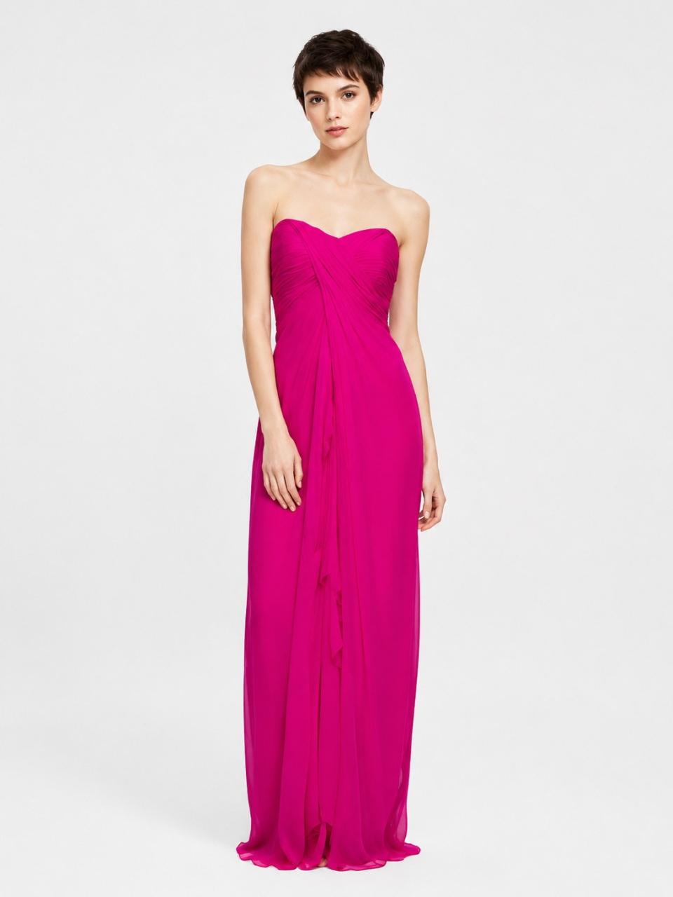 beach bridesmaid dress_Lipstick