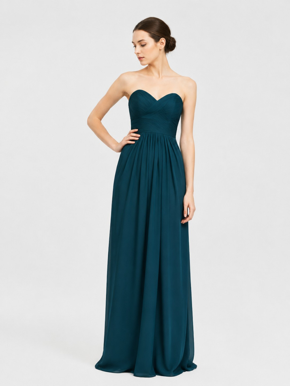 beach bridesmaid dresses_Teal