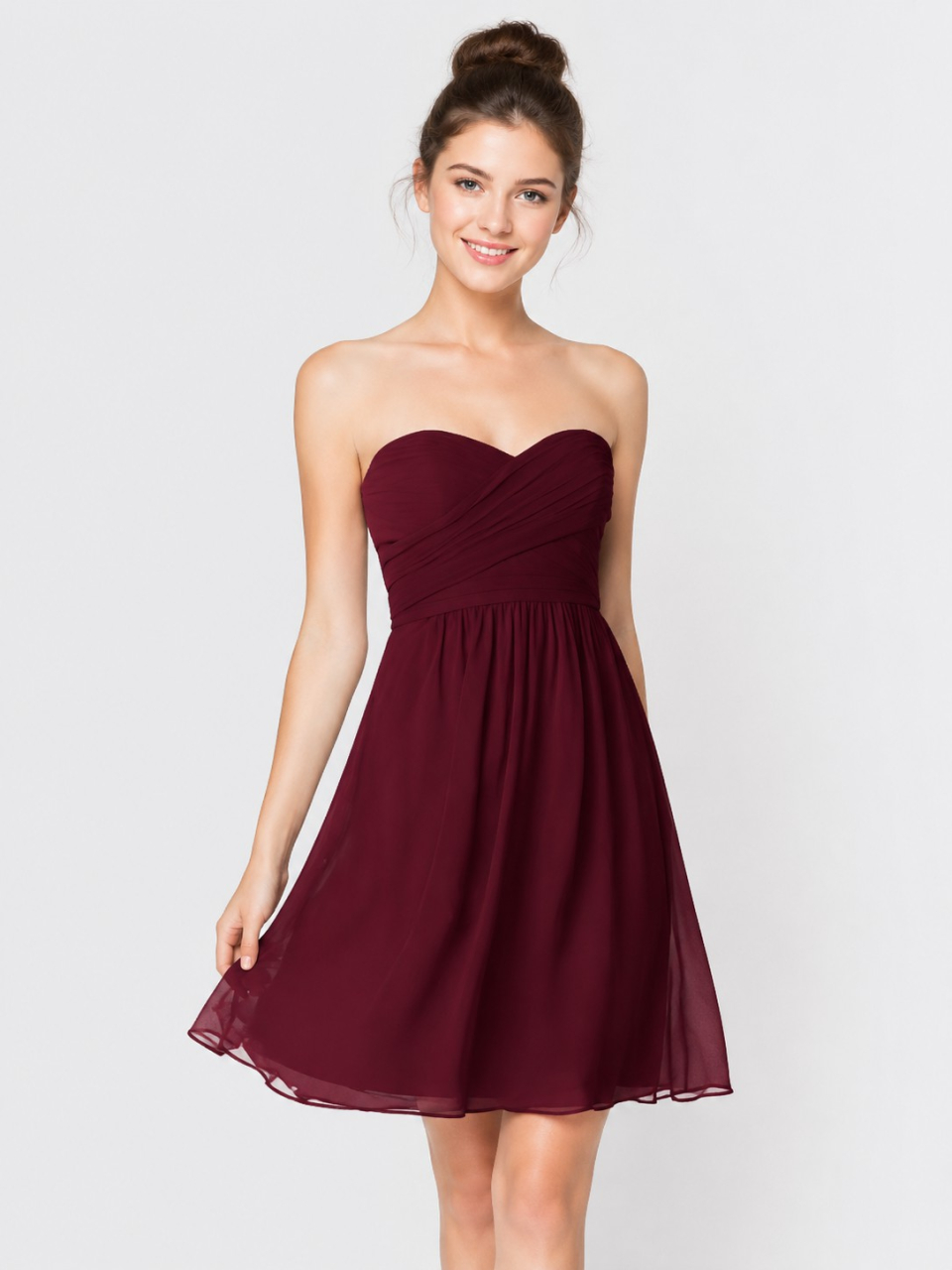 robe de demoiselle d'honneur_Claret