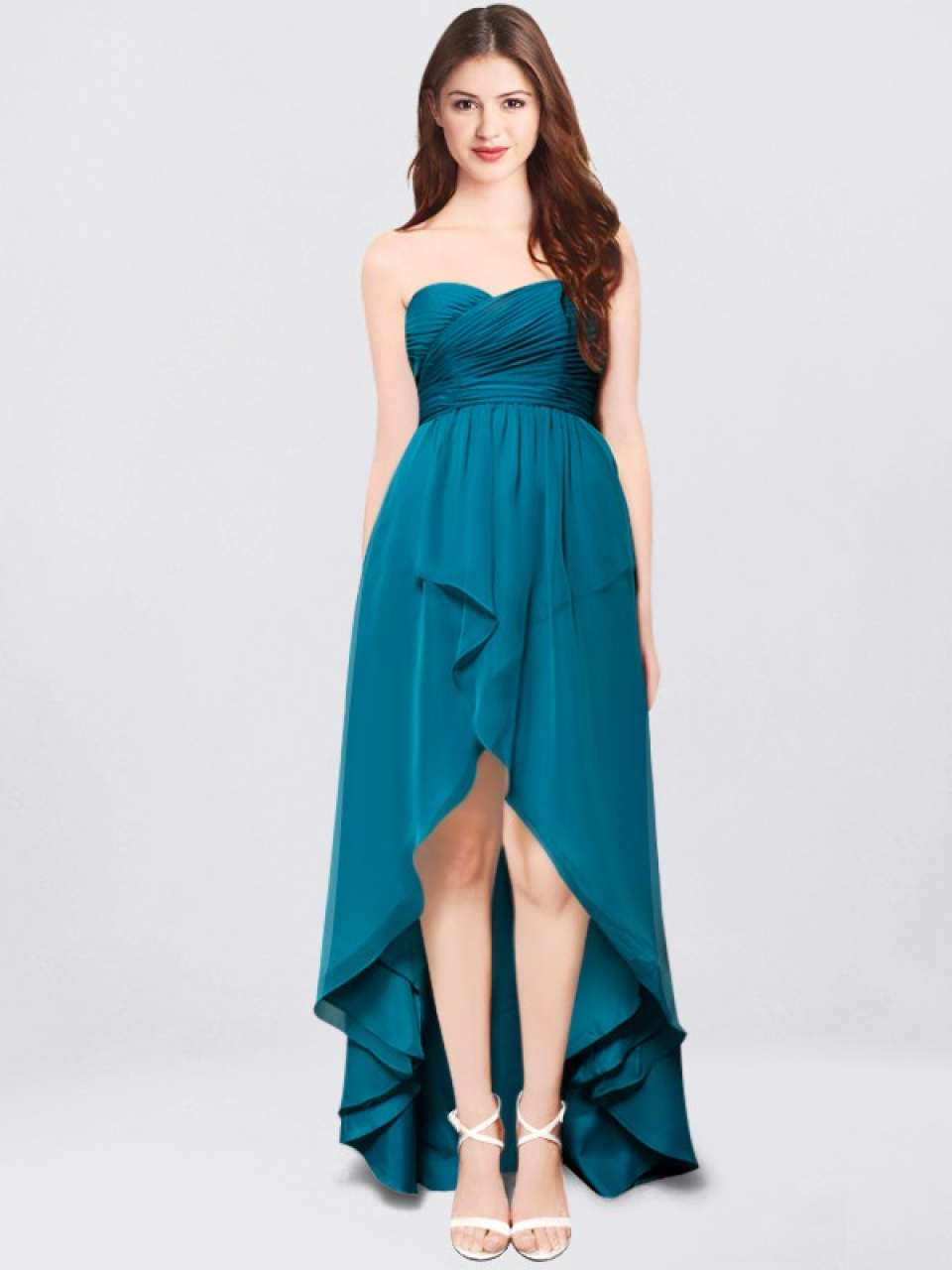 beach bridesmaid dresses_Teal