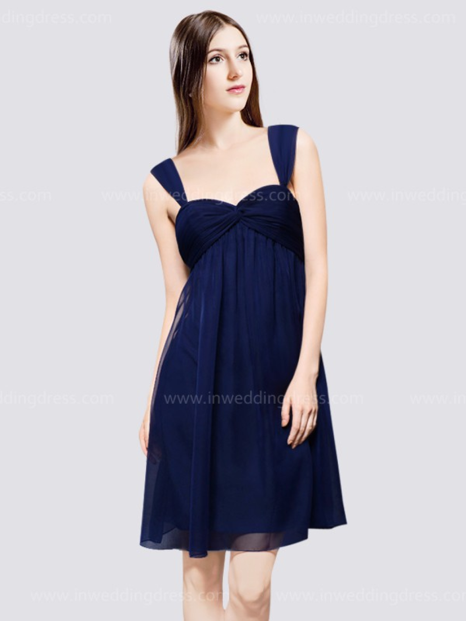 beach bridesmaid dresses_Navy