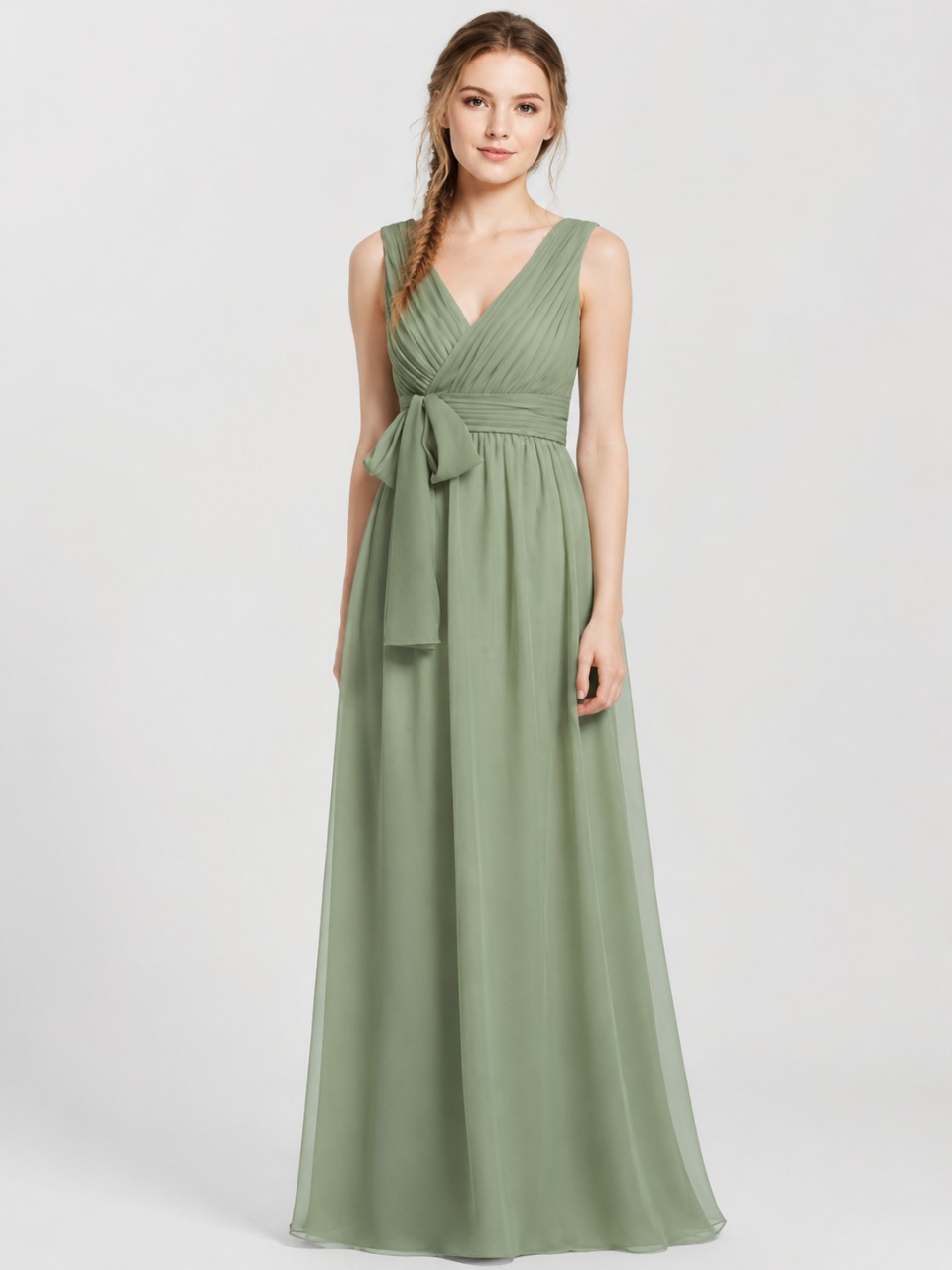 robes de demoiselle d'honneur plage_Celadon