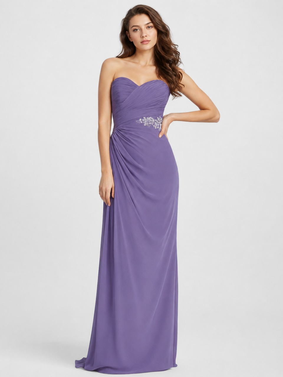 beach bridesmaid dresses_purple