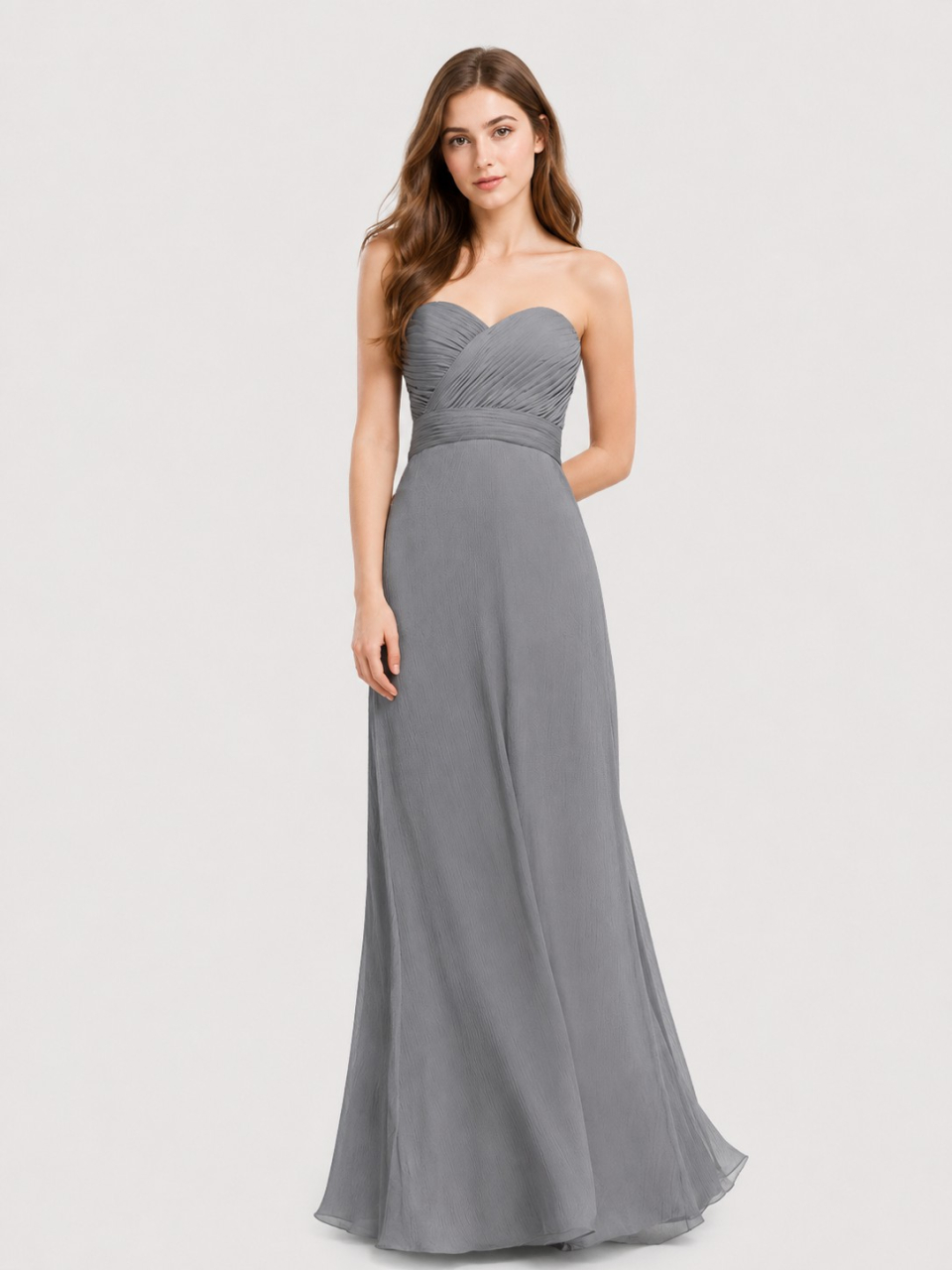 strand hochzeit brautjungfer kleid_charcoal