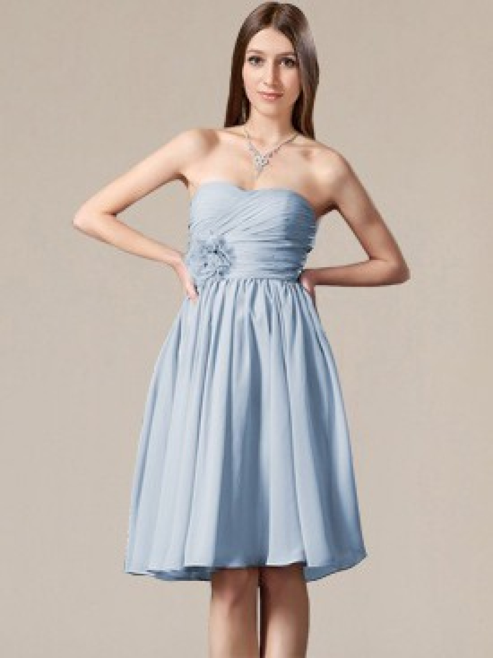 Beach Wedding Bridesmaid Dresses_Blue Pastel