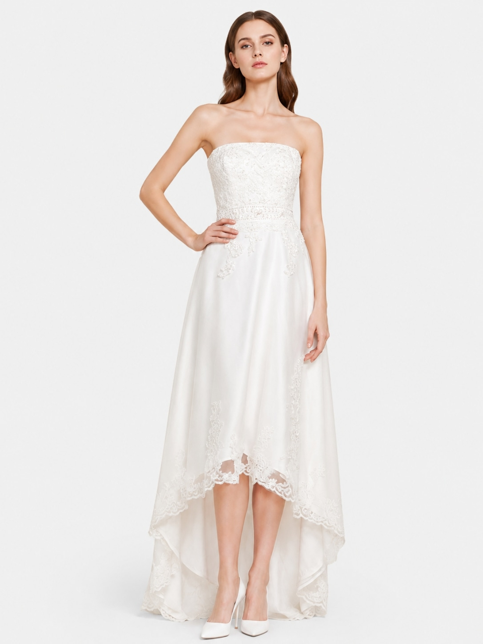Strand Brautkleid
