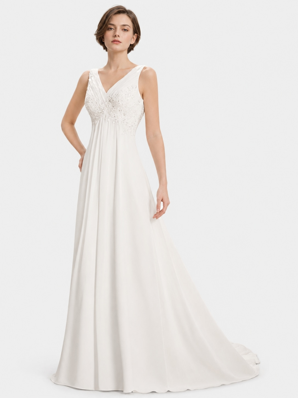 beach wedding dress