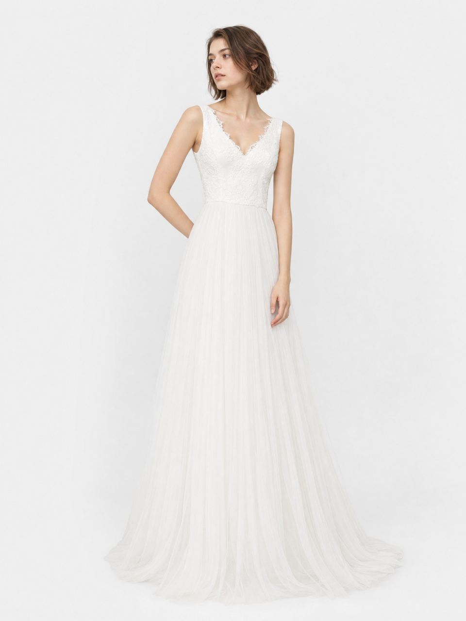beach wedding dress