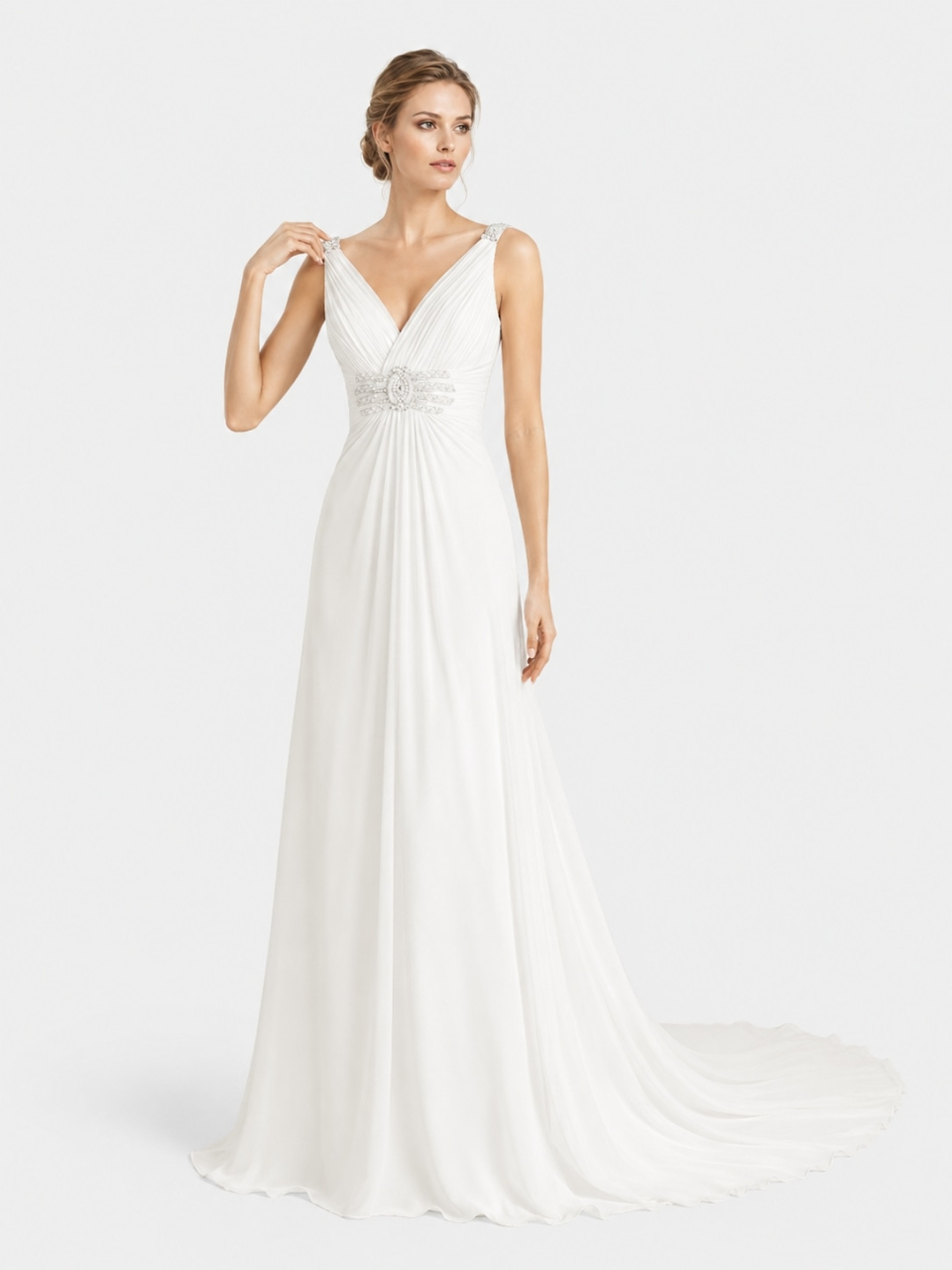 beach wedding dress