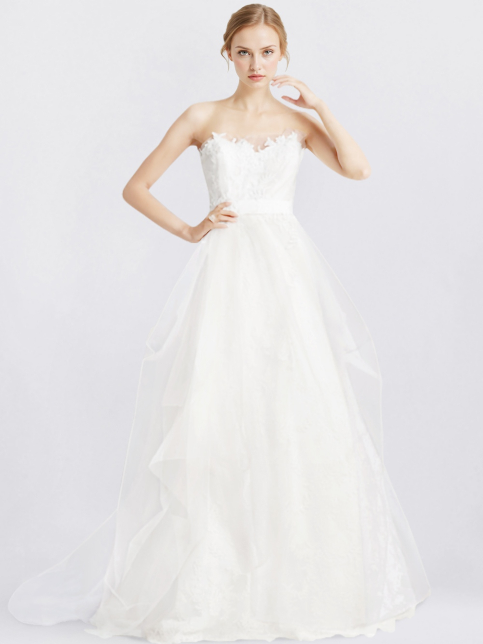 Beach Wedding Dress_Champagne/Ivory