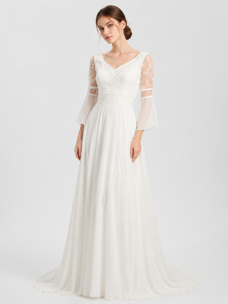 robes de mariée de style de plage