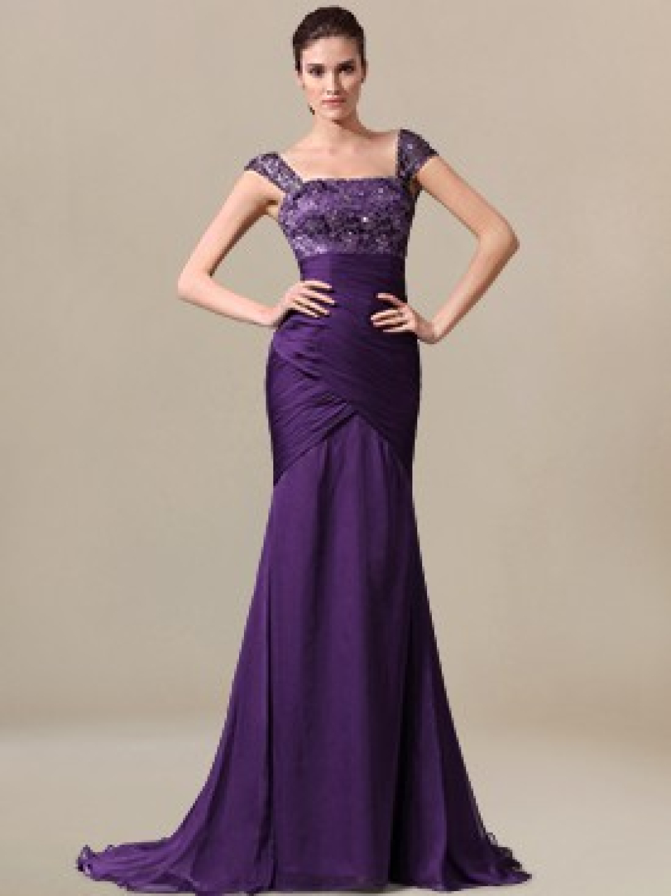 groom mother dresses_Grape