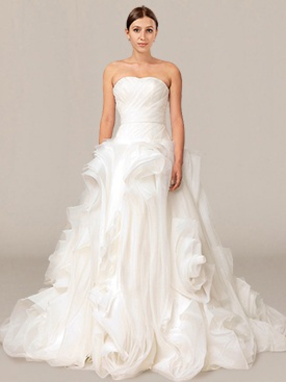 beautiful strapless wedding dresses