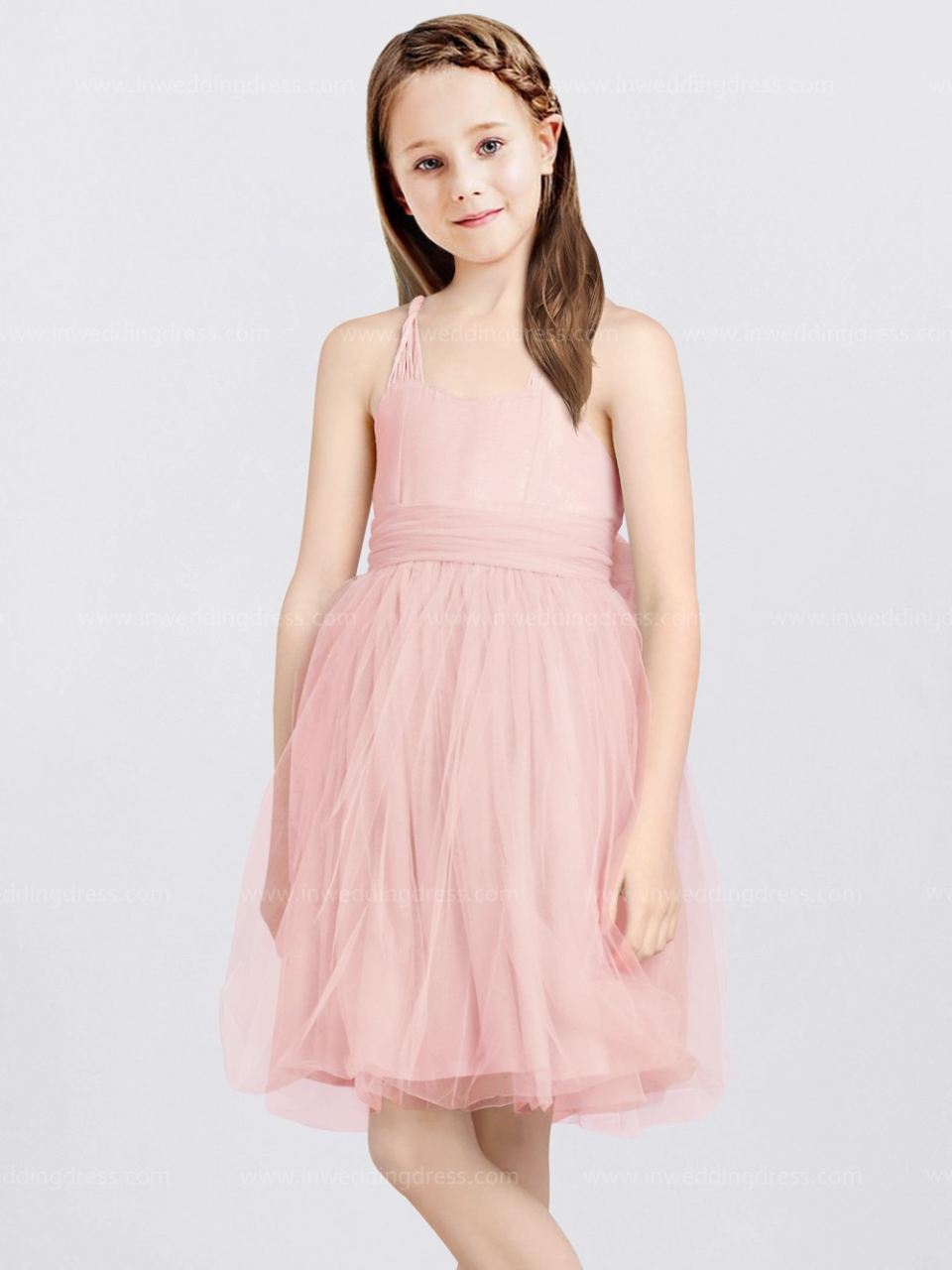 blush flower girl dress_blush