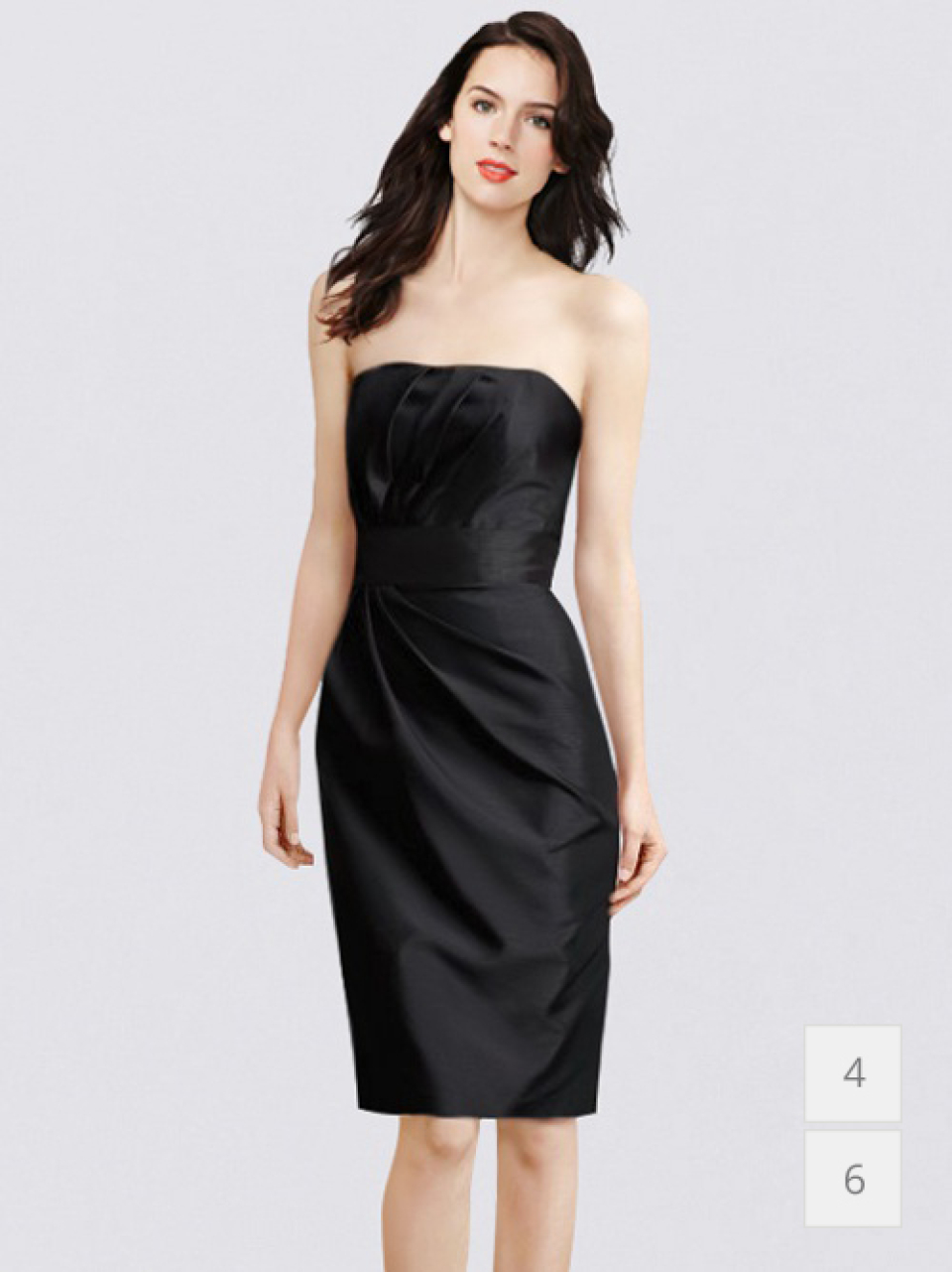 Short Black Bridesmaid Dress