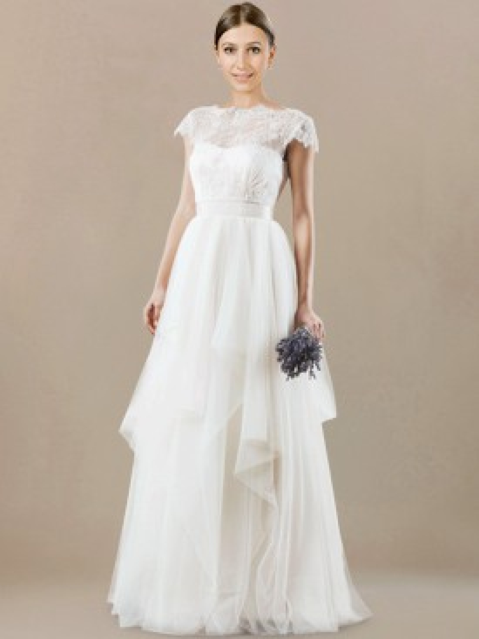 cap sleeves wedding dress