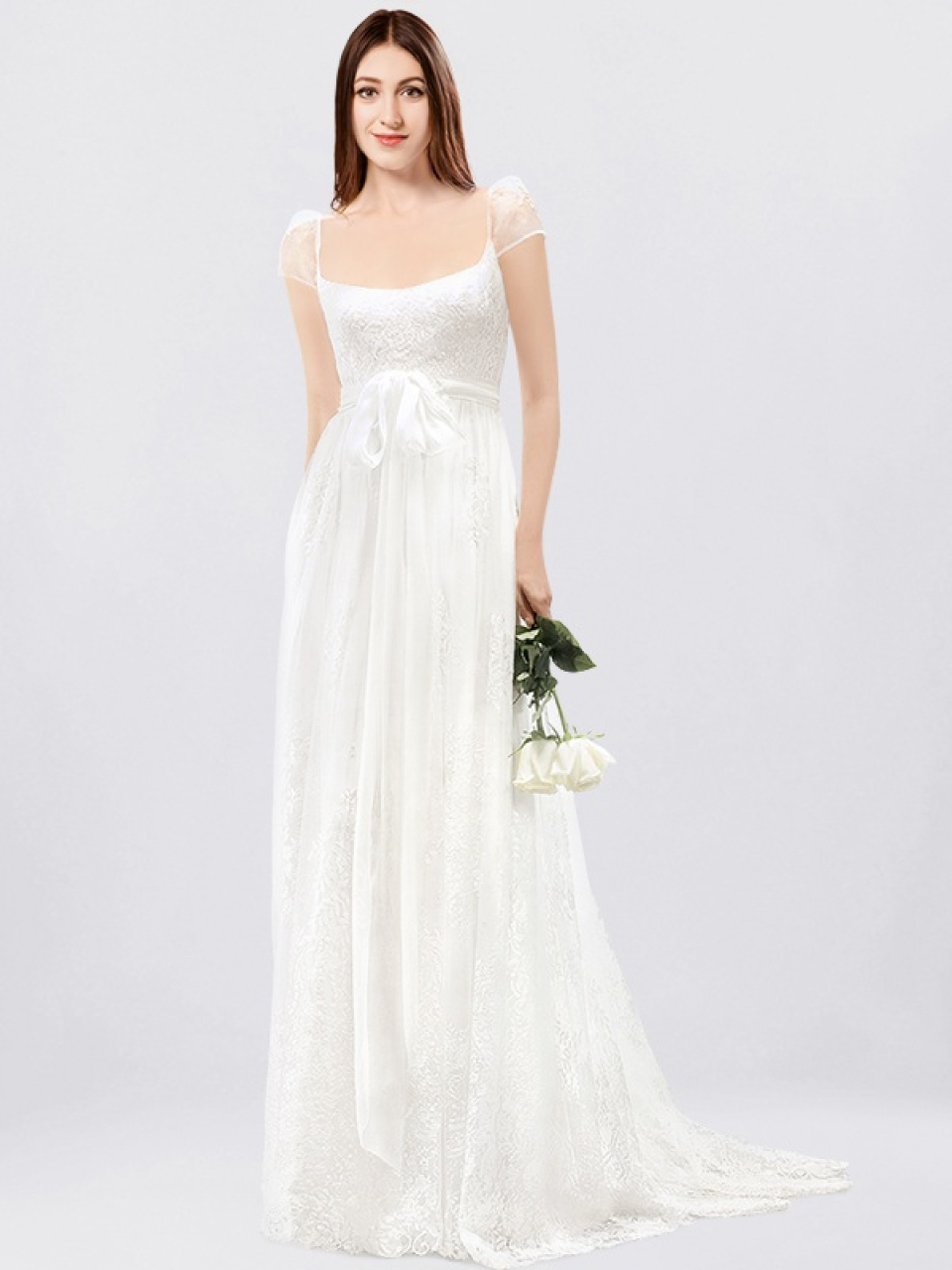 cap sleeves wedding dress