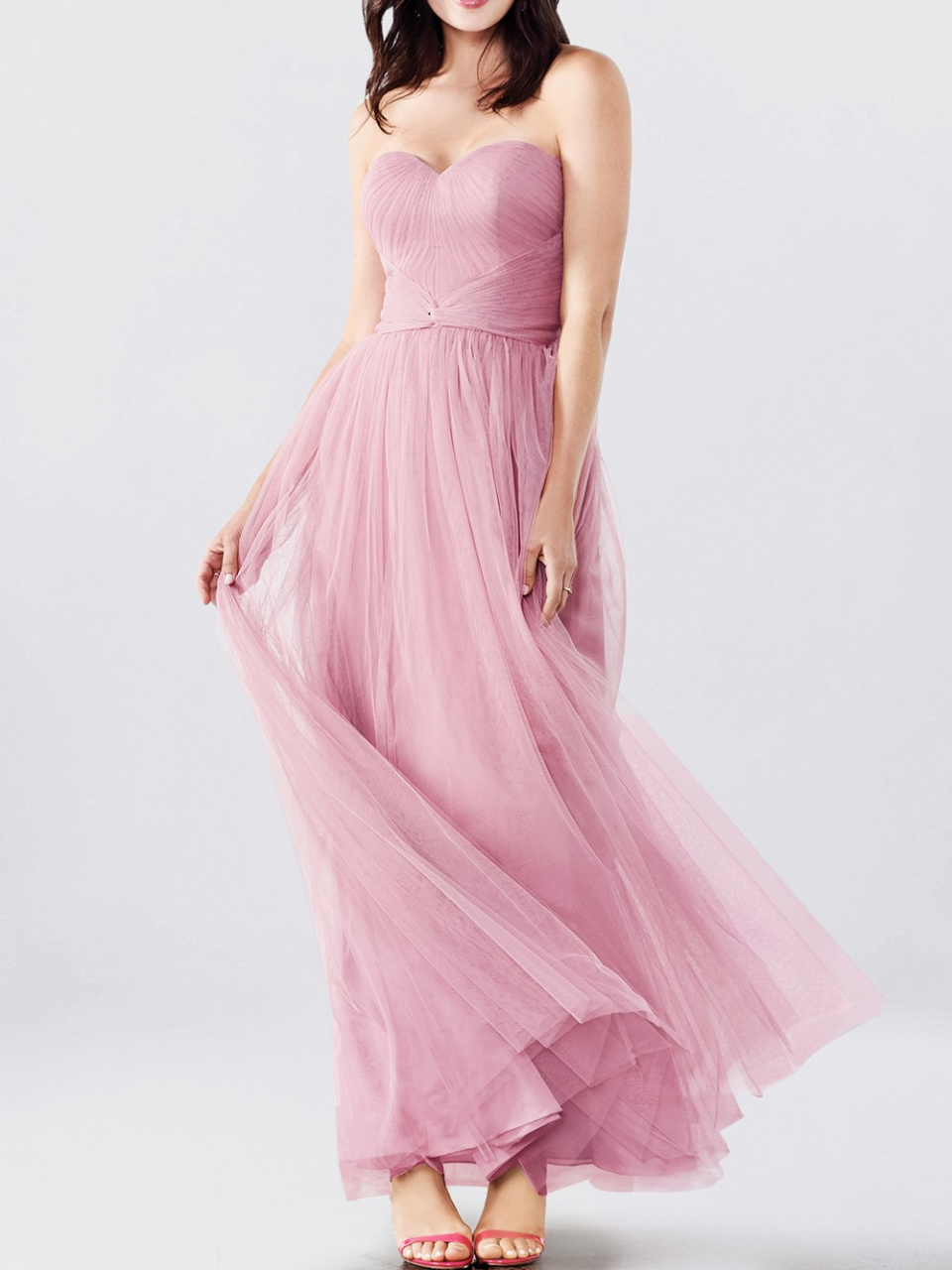 lässiges brautjungfernkleid_coral