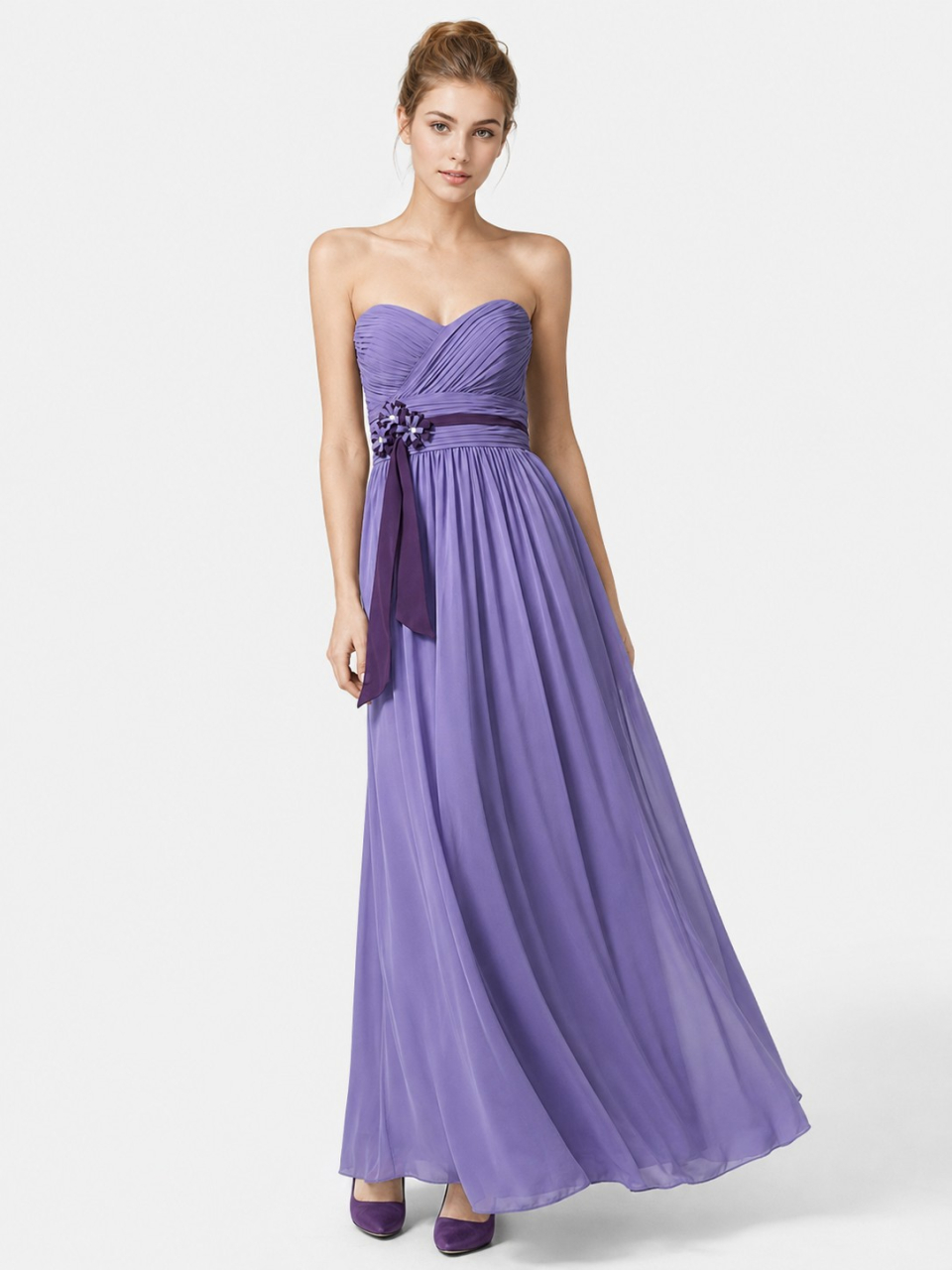 casual bridesmaid dresses_Purple/Eggplant