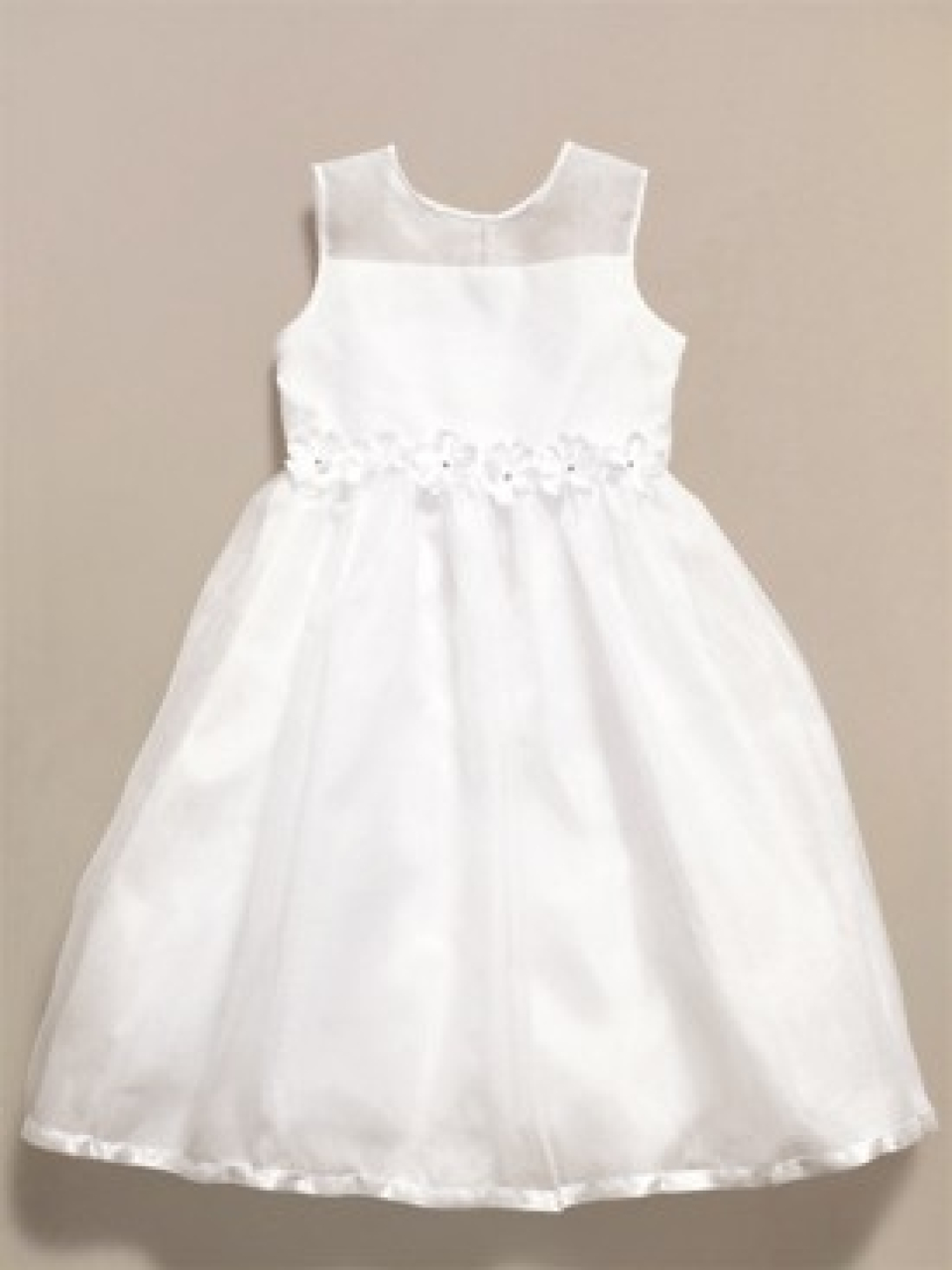 flower girl dresses_White