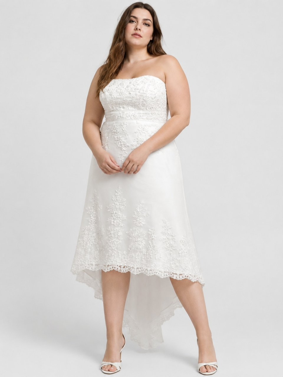 Elegante Plus Size Brautkleid