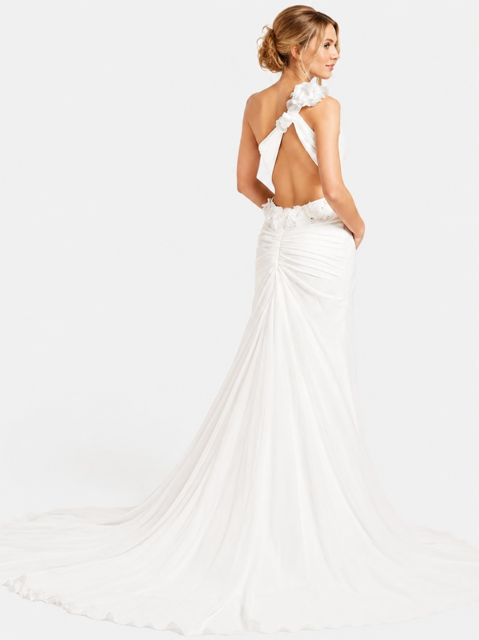 Chiffon Brautkleid