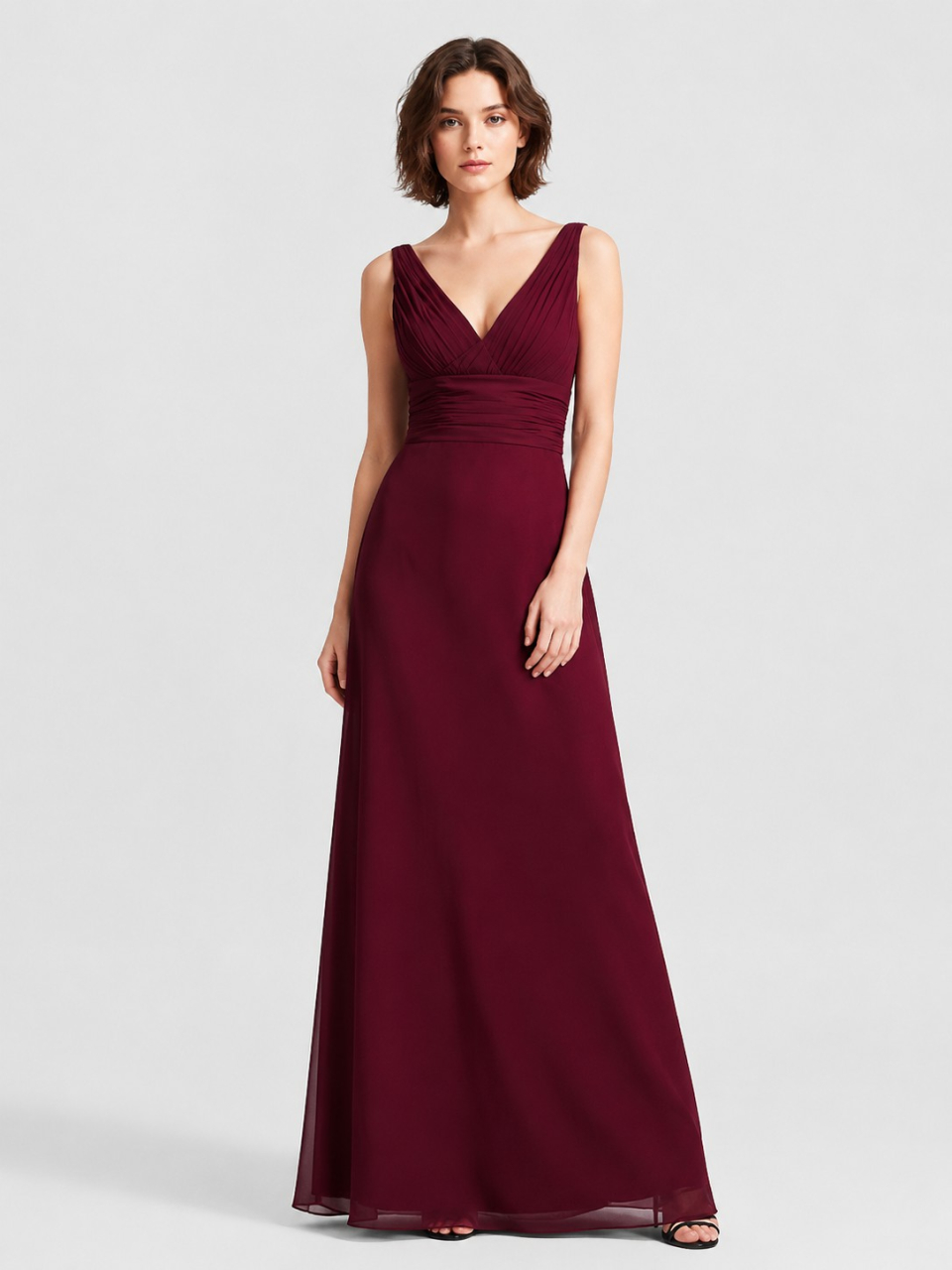 robe de demoiselle d'honneur_Claret