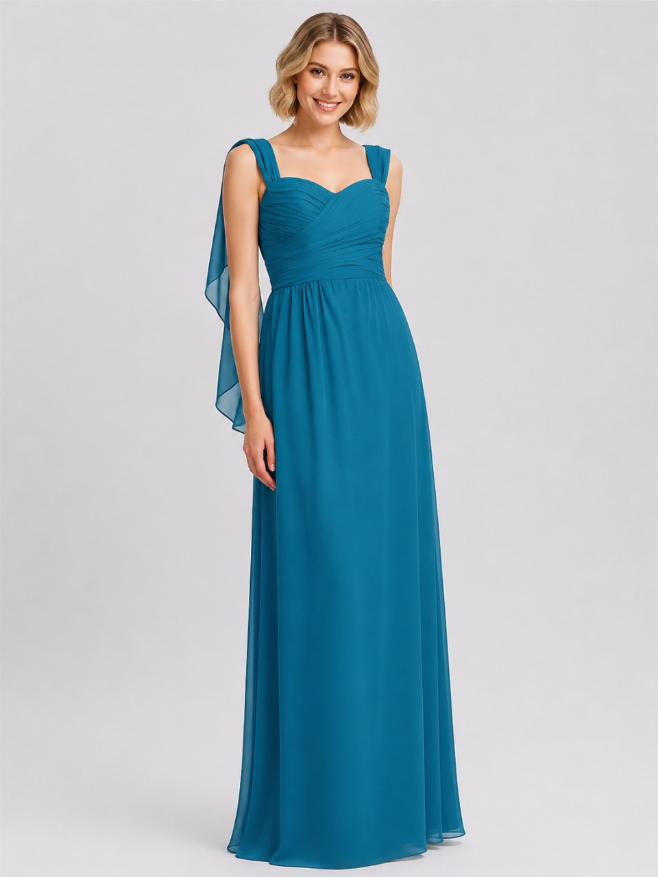 robe de demoiselle d'honneur_Marine Blue