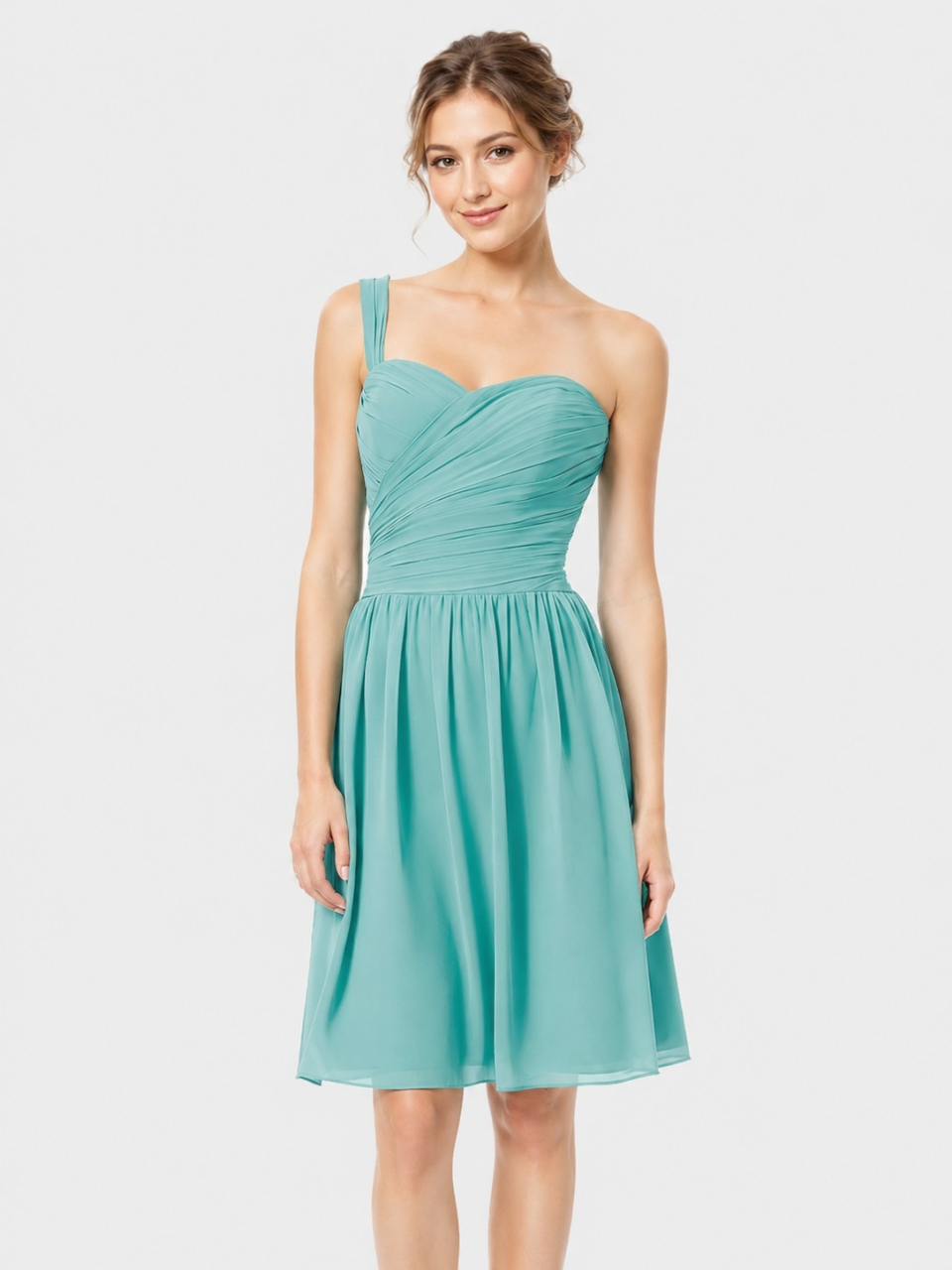 chiffon bridesmaid dress_jade