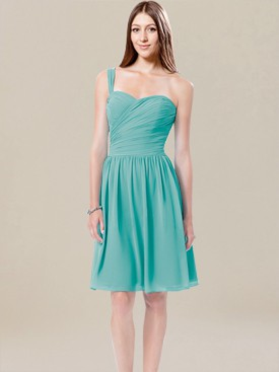 chiffon bridesmaid dress_jade