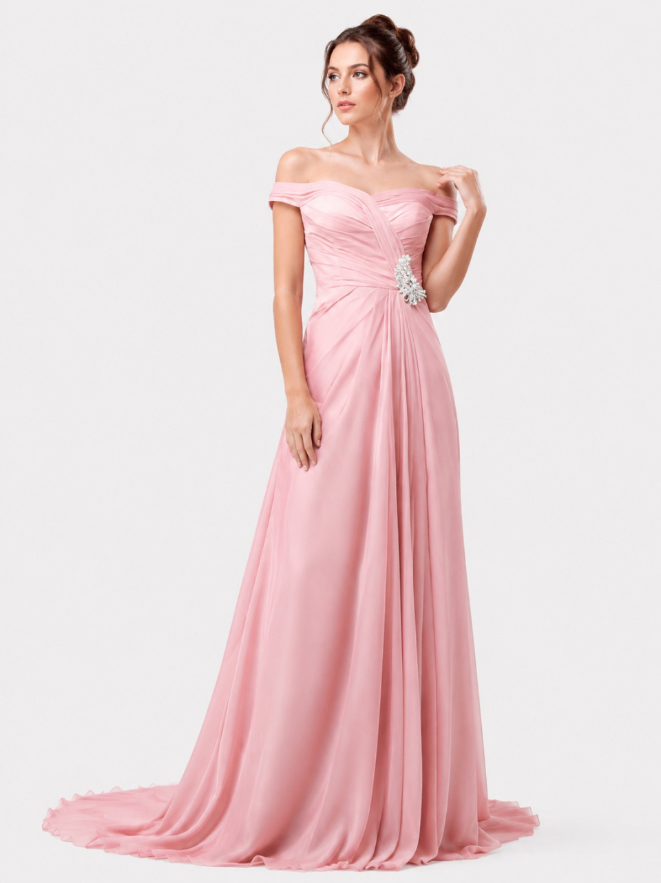 Robe de demoiselle d'honneur_Pink