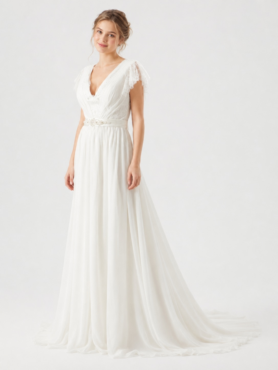 beach wedding dress