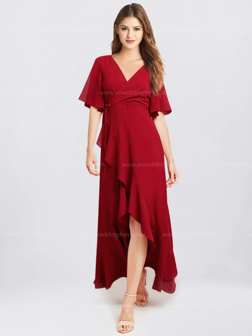 mother of the bride dress_cherry