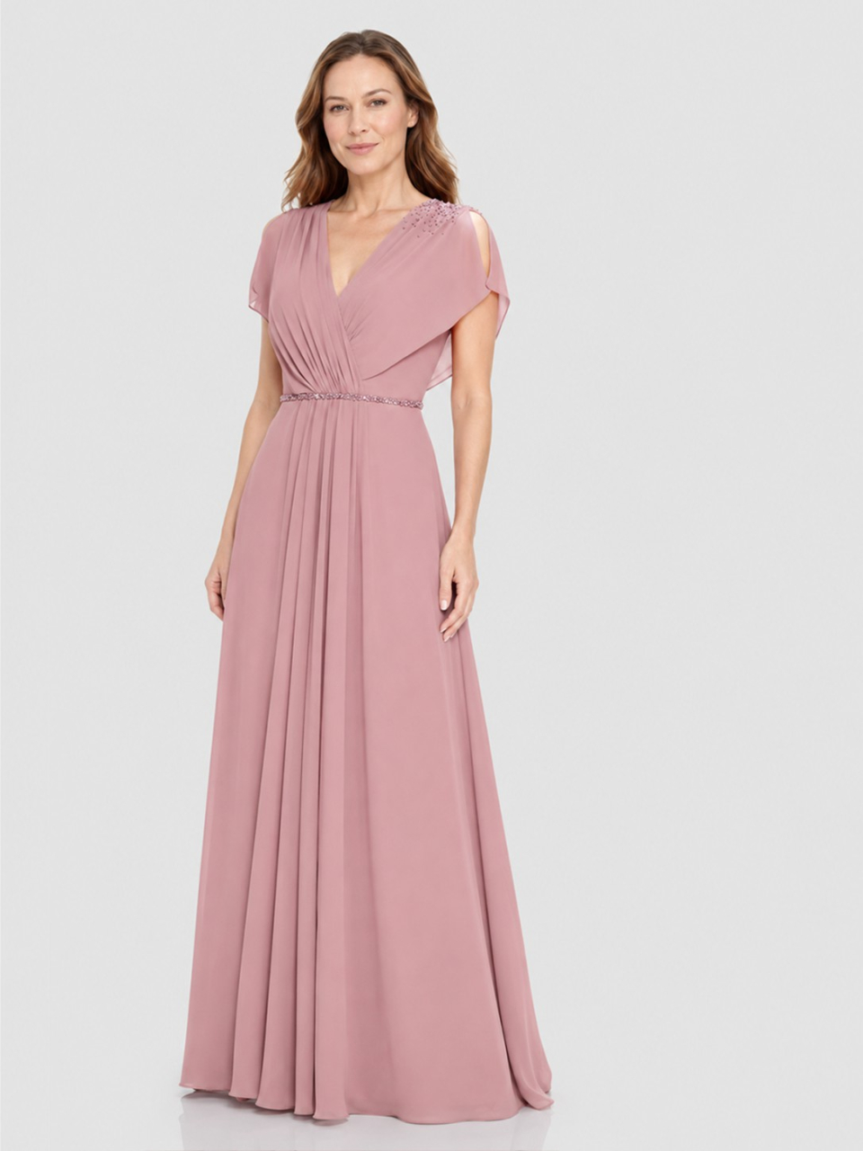 mousseline mère de la robe de mariée_Marine Blue