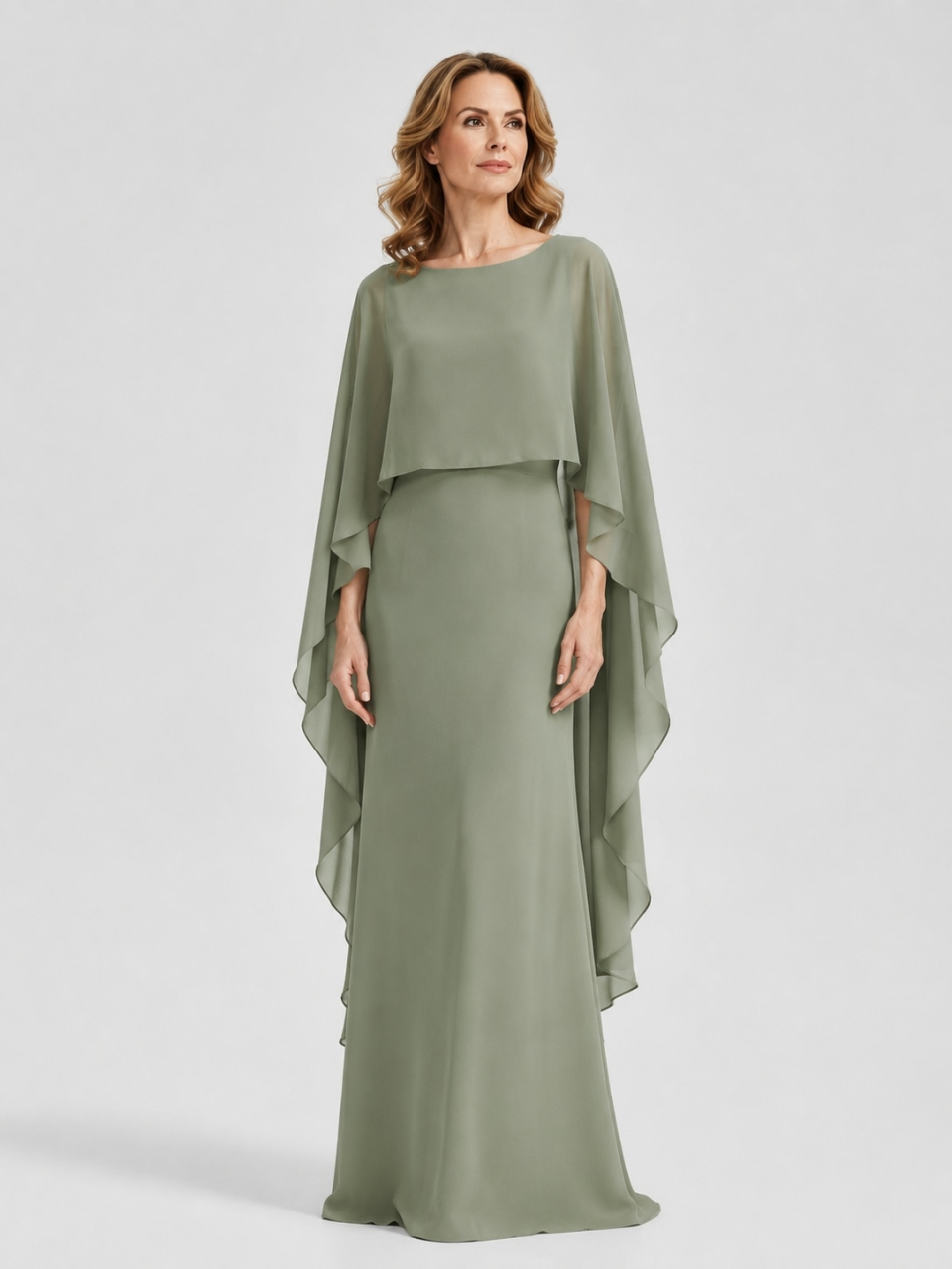 chiffon mother of the bride dress