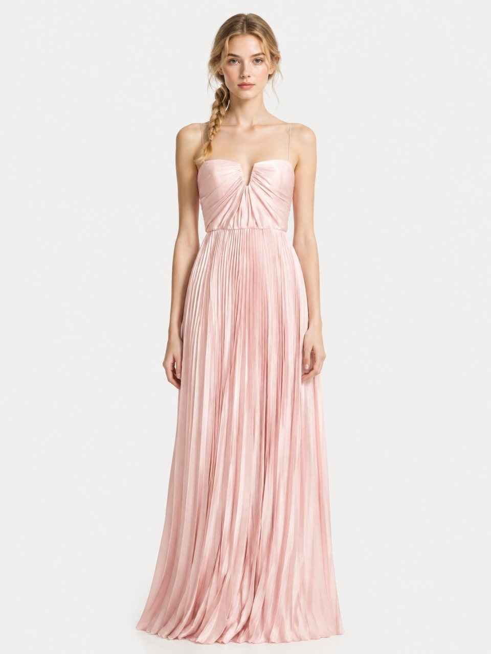 chiffon prom dress_pink